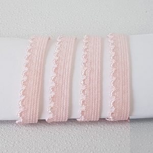 picot elastic 10mm pink