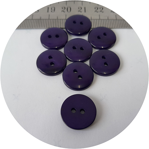 TShirt Button 20mm Purple